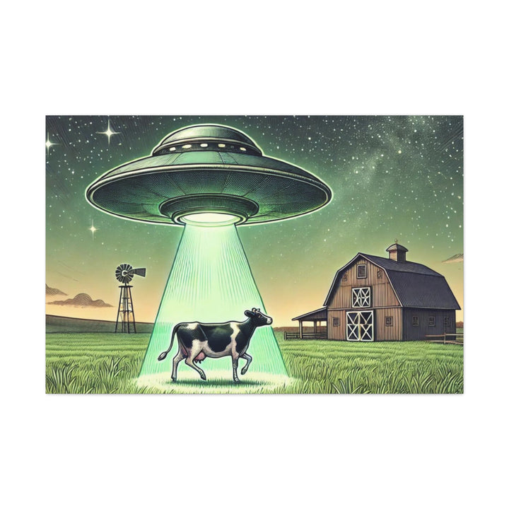 Alien Abduction Canvas Gallery Wraps