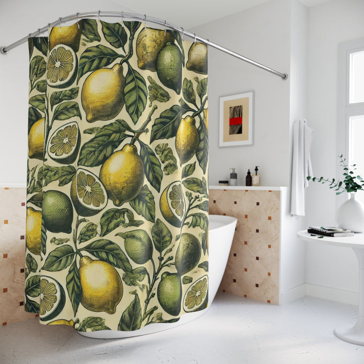 Lemons and Limes Shower Curtains