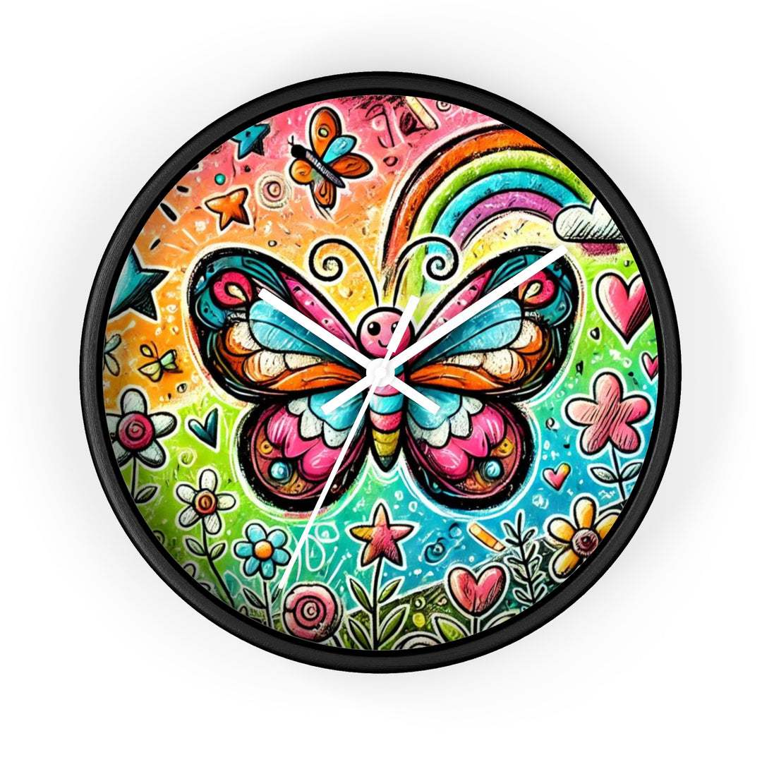 Butterfly Beauty Wall Clock