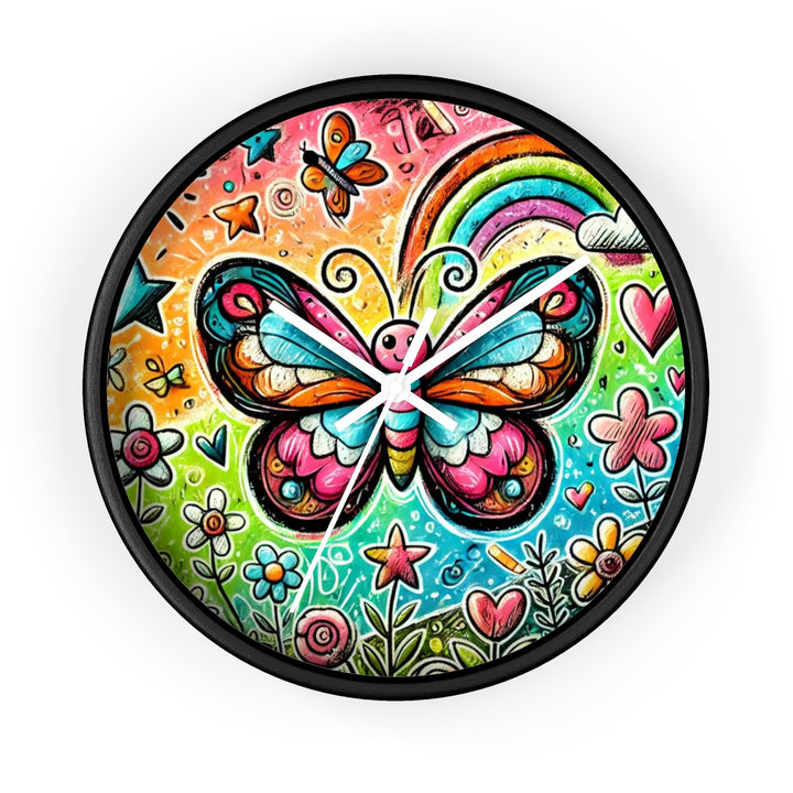 Butterfly Beauty Wall Clock