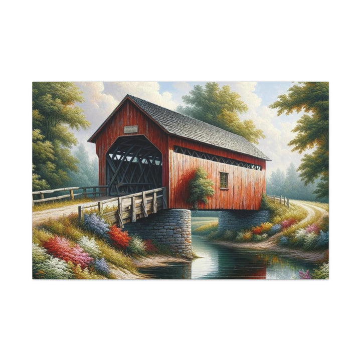 Country Bridge Canvas Gallery Wraps