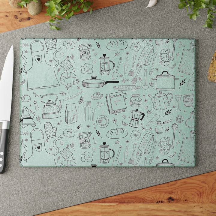 Kitchen Days Glass Cutting Board