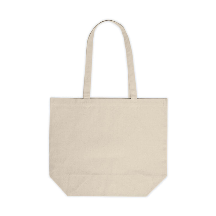 Train Day Canvas Shopping Tote