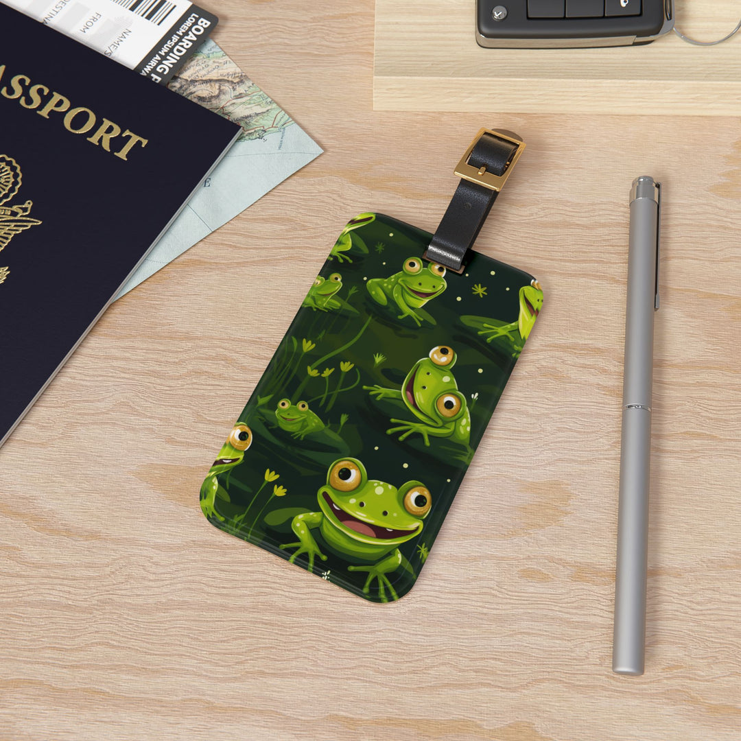 Frog Fun Luggage Tag