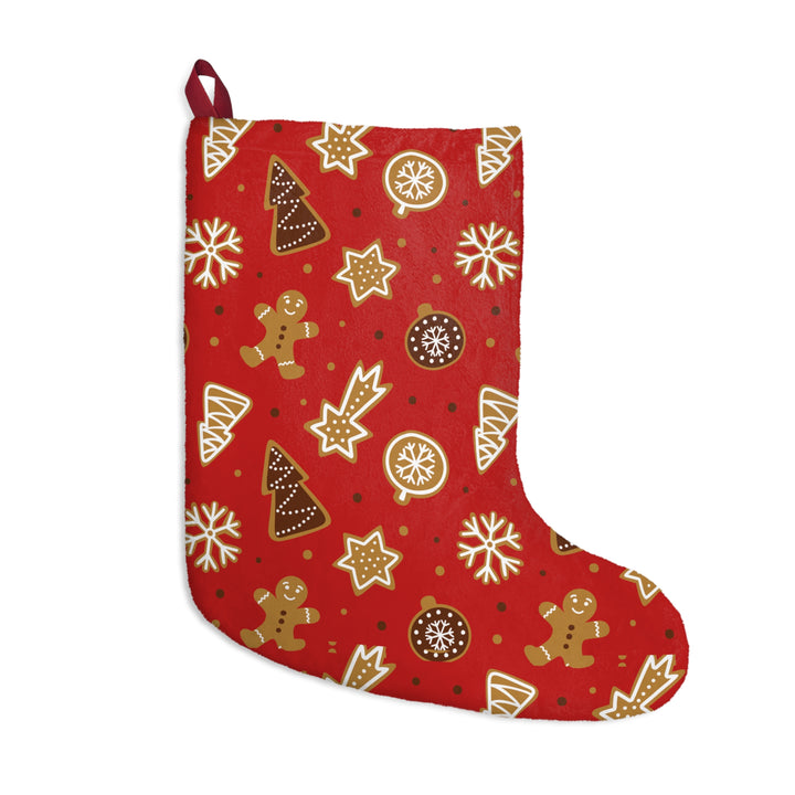 Gingerbread Large Christmas Stocking