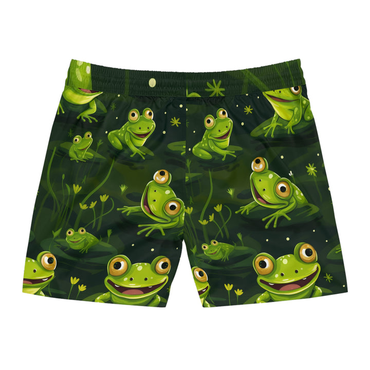 Frog Fun Men's Mid-Length Swim Shorts