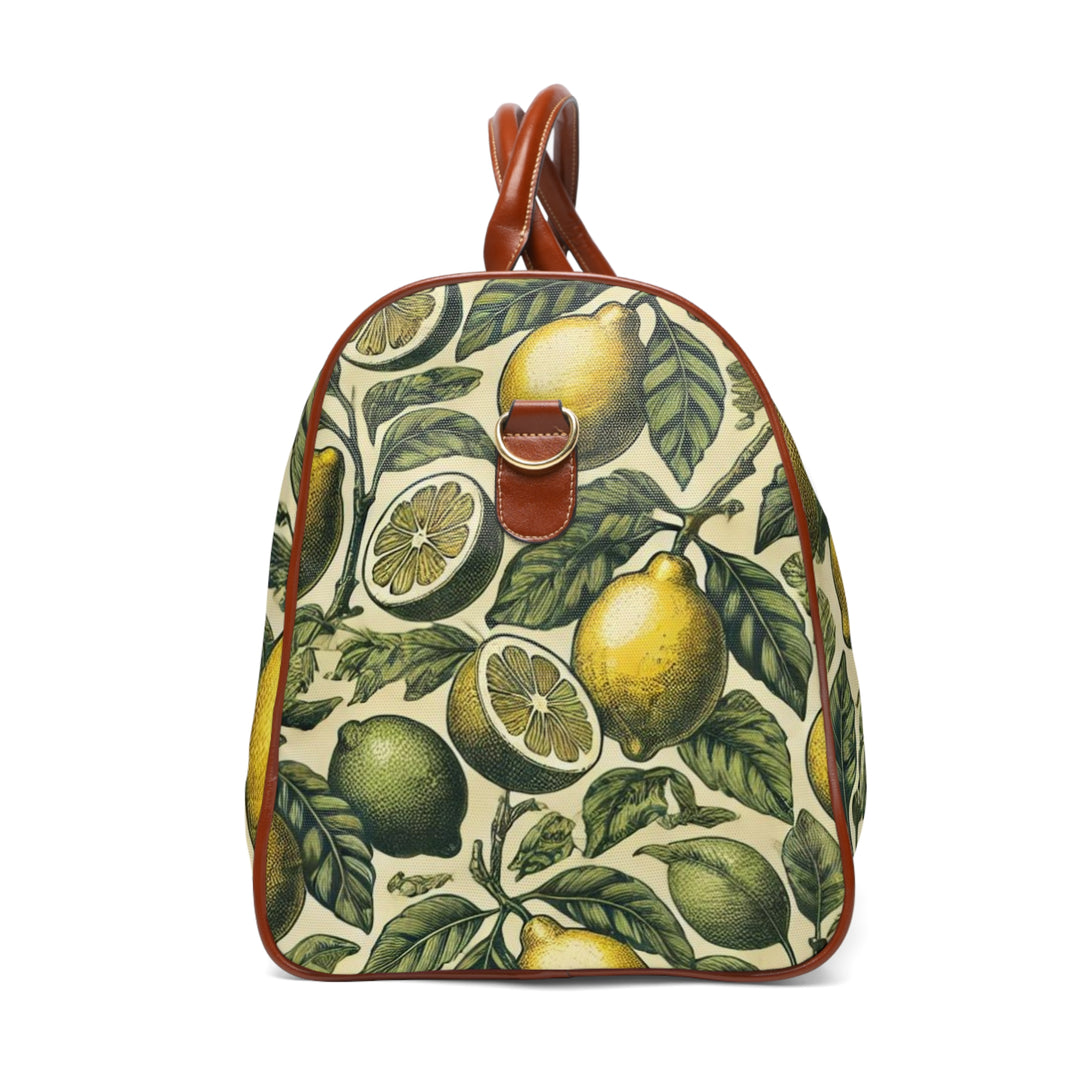 Lemon Lime Waterproof Travel Bag