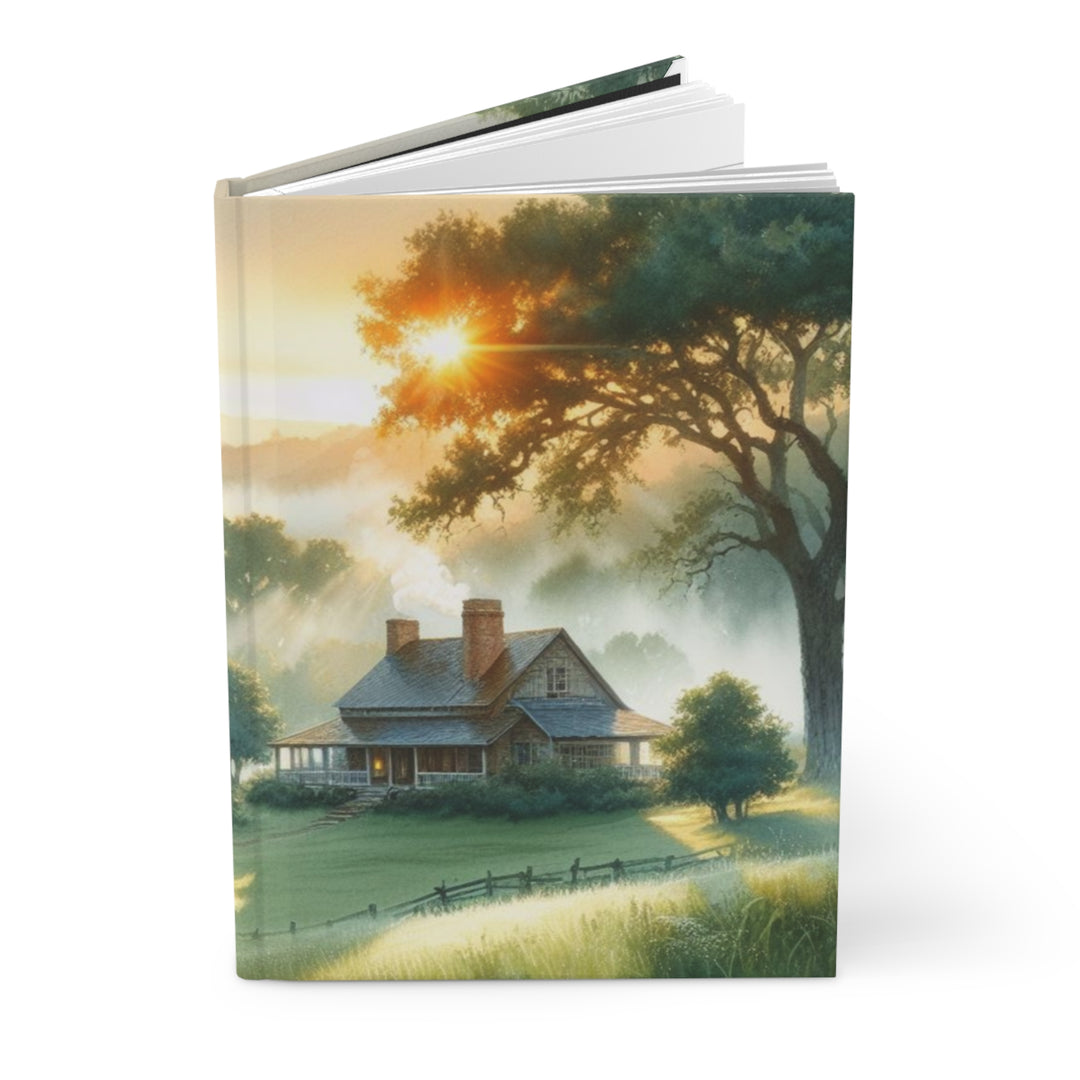 Calm Country Morning, Hardcover Journal Matte