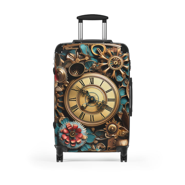 Steam Punk Flowers Suitcase