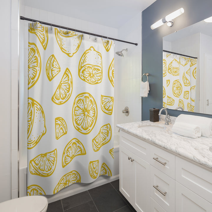 Lemon Zest Shower Curtain