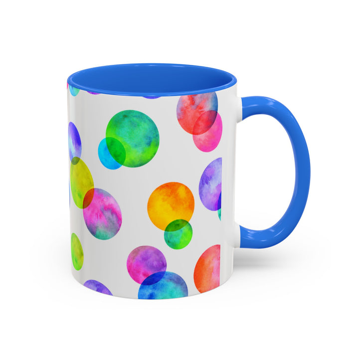 Polka Dot Colorful Mugs, 11oz