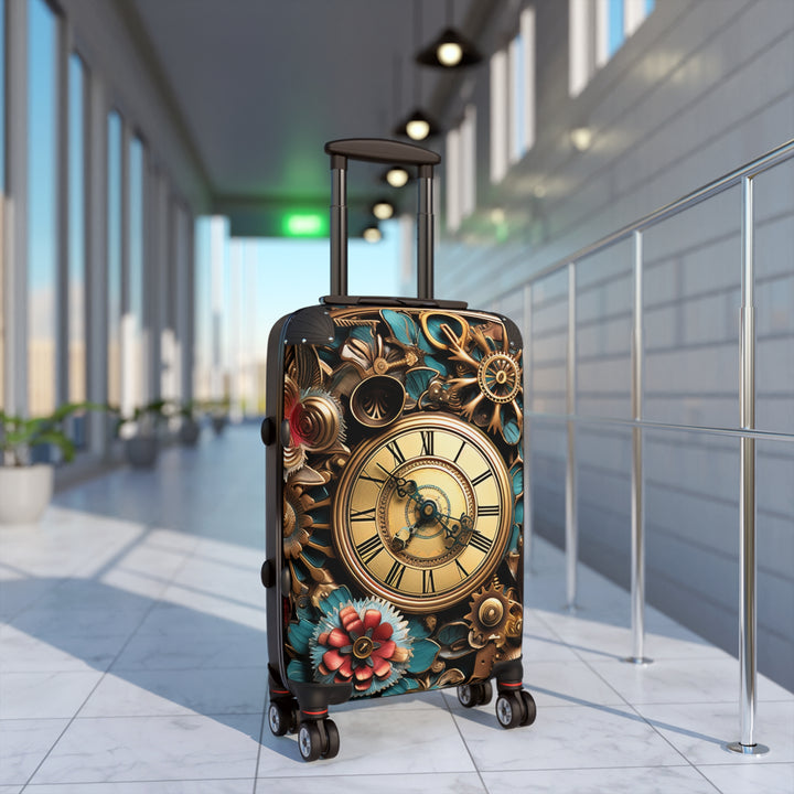 Steam Punk Flowers Suitcase