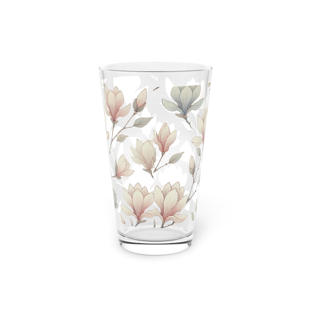 Magnolia Pint Glass, 16oz