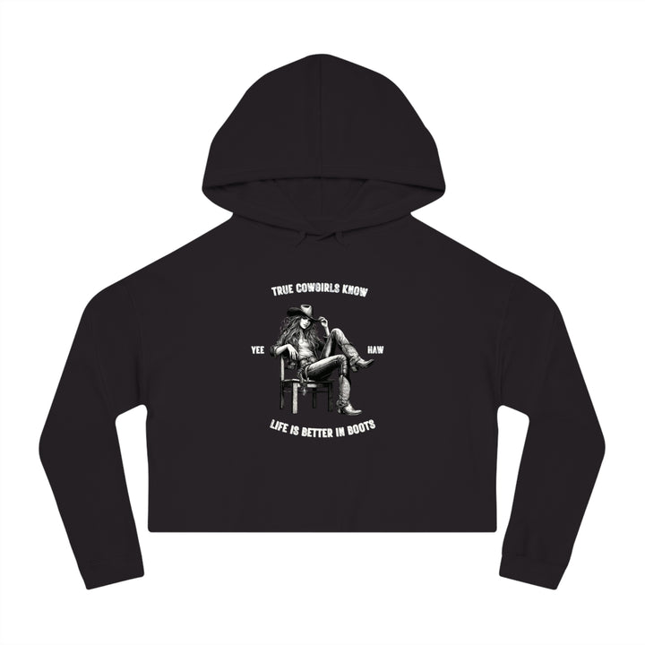 True Cowgirls Women’s Cropped Hooded Sweatshirt