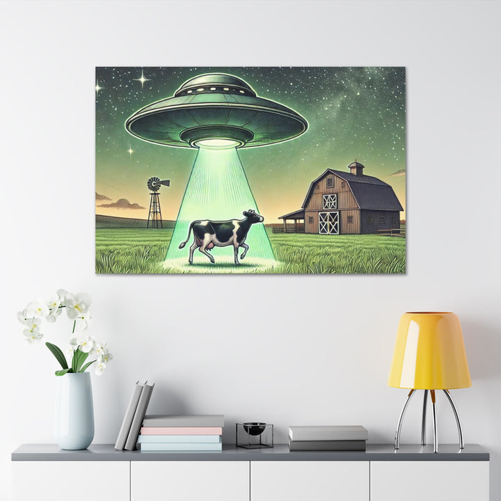 Alien Abduction Canvas Gallery Wraps