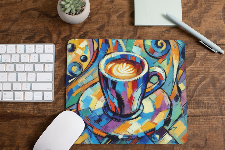 Colorful Coffee Mouse Pad (Rectangle)