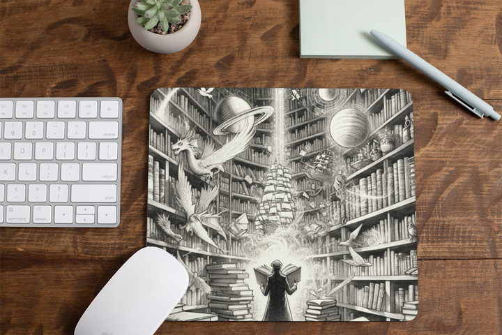 Library Of Wonders Mouse Pad (Rectangle)