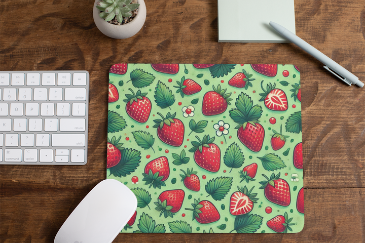 Strawberries Mouse Pad (Rectangle)