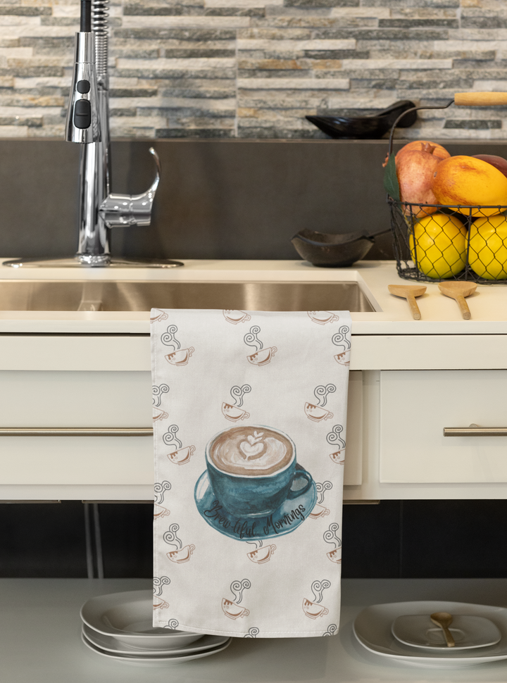 Brew-tiful Mornings Kitchen Towel