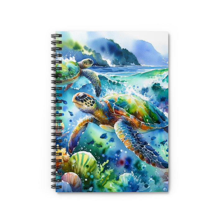 Sea Turtles Spiral Notebook - Ruled Line