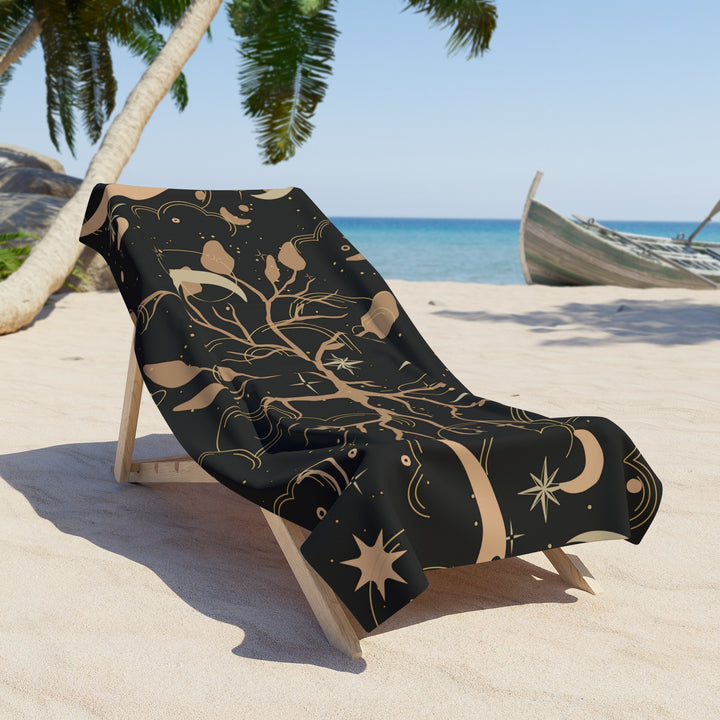 Dark Moon Beach Towel