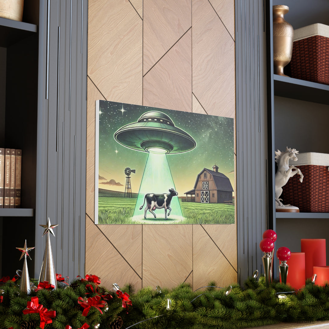 Alien Abduction Canvas Gallery Wraps