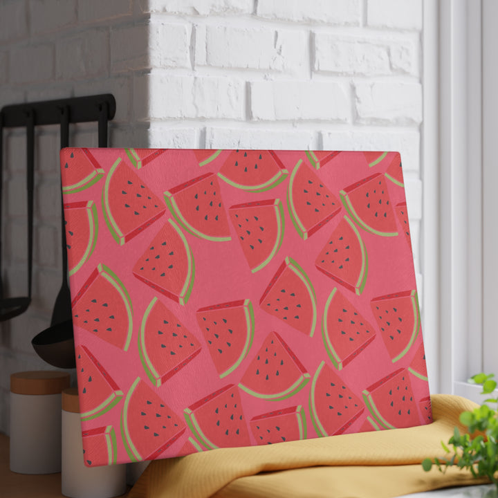 Watermelon Glass Cutting Board