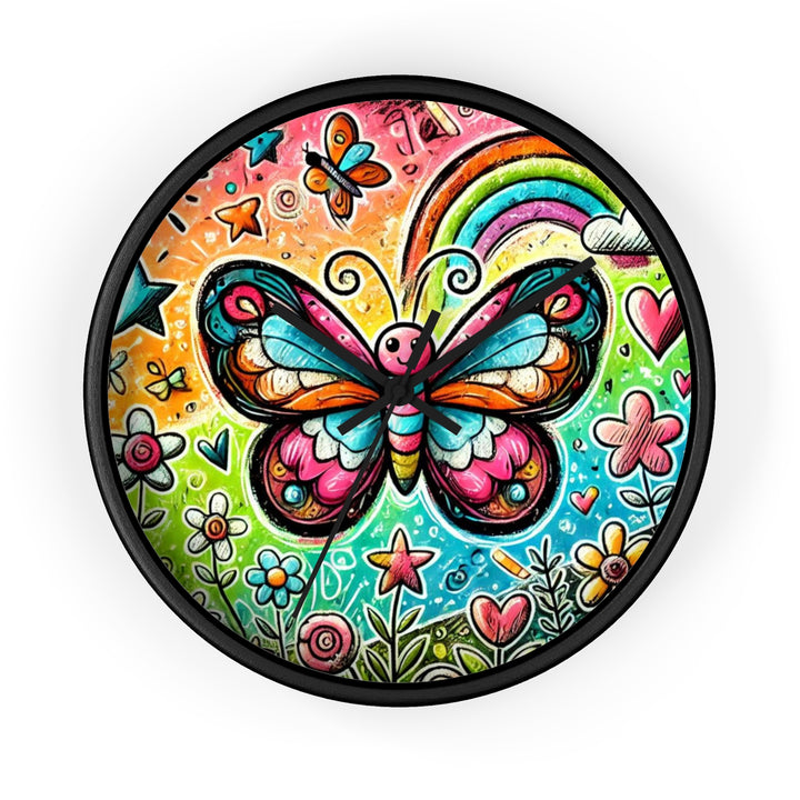 Butterfly Beauty Wall Clock