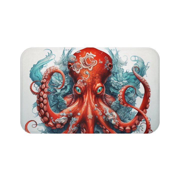 Wild Fierce Octopus Bath Mat