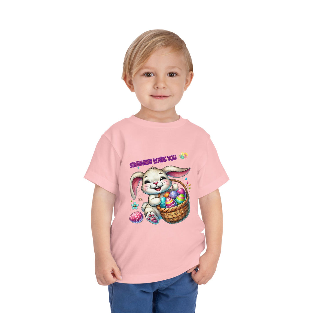 Somebunny Loves You Toddler Short Sleeve Tee