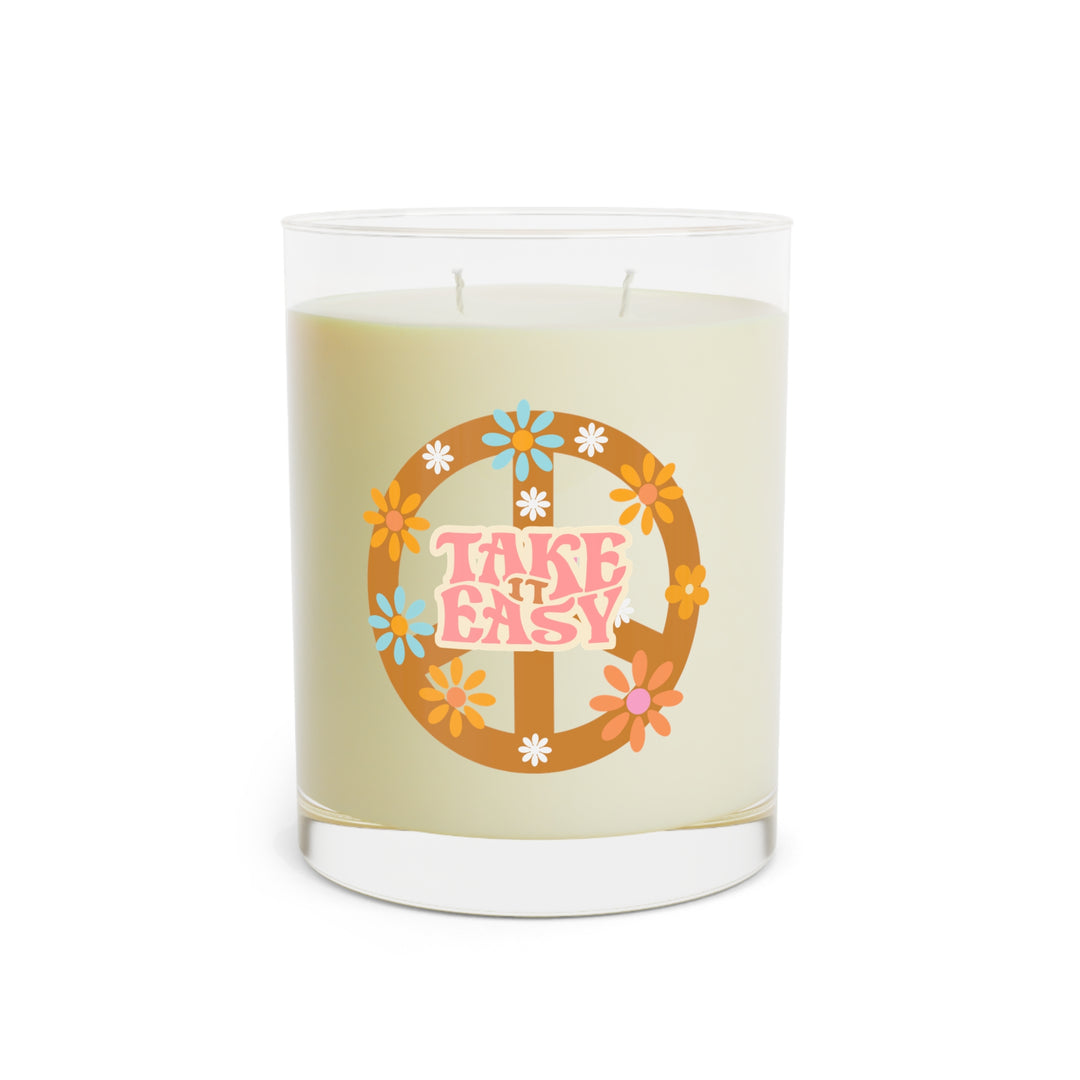 Take It Easy Scented Candle - Full Glass, 11oz