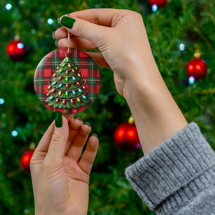 Christmas Tree Ceramic Ornament