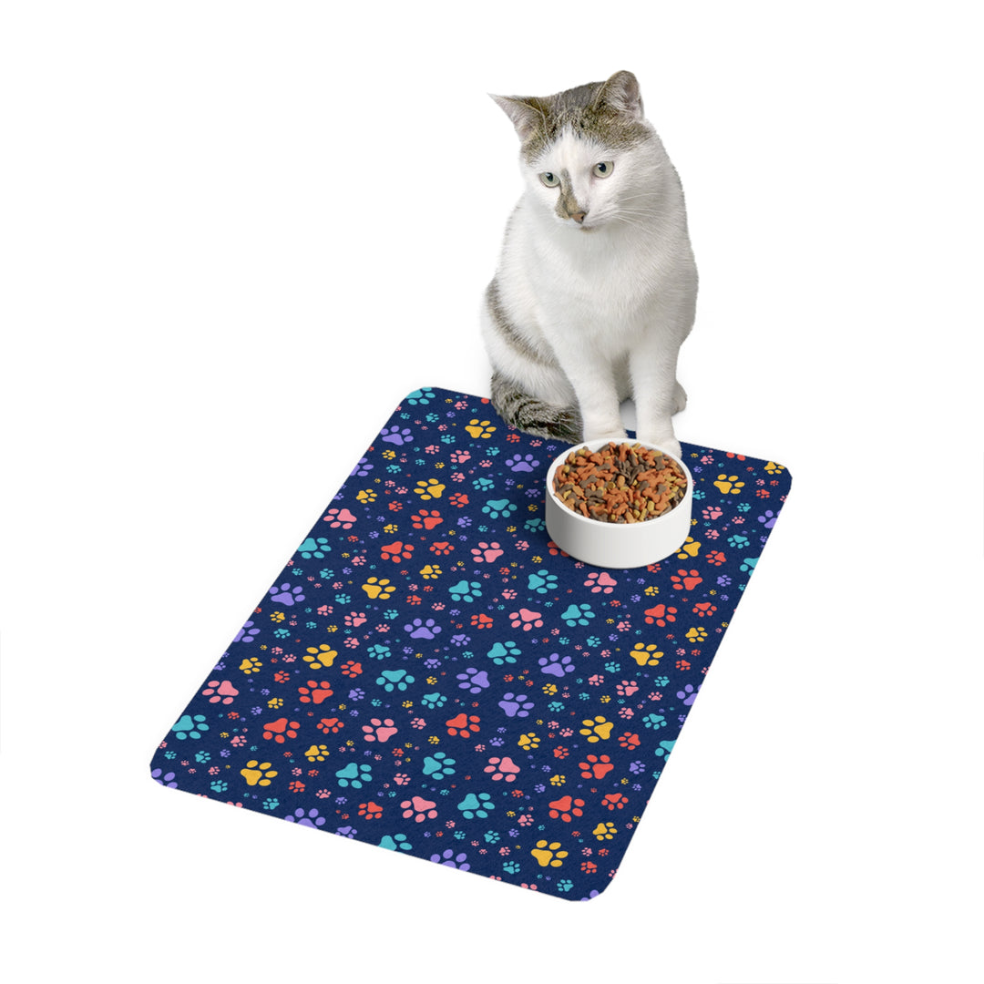 Colorful Paws Pet Food Mat (12x18)