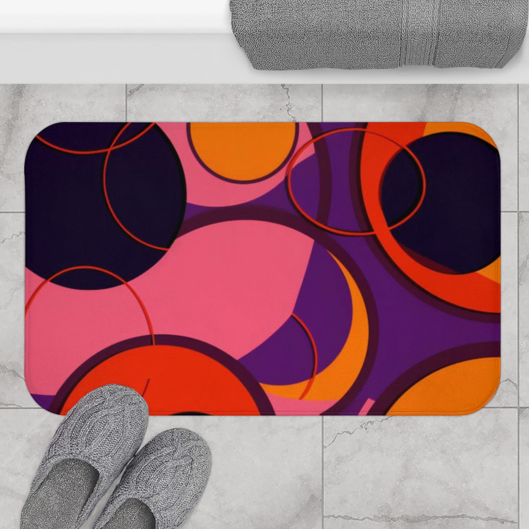 Cirque Chromatique Bath Mat