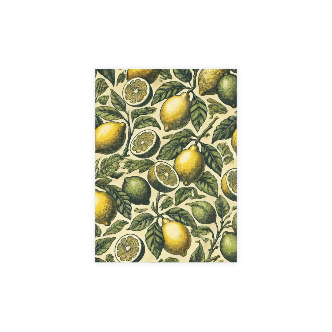 Lemon and Lime Postcard Bundles (envelopes included)