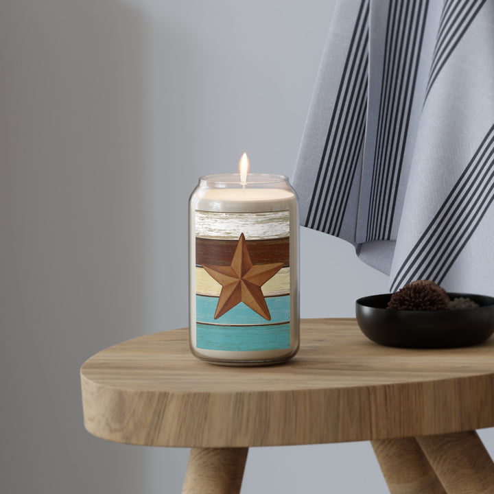 Rustic Star Scented Candle, 13.75oz