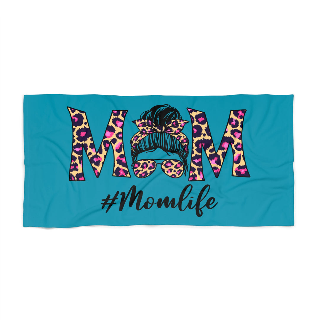 # Mom Life Beach Towel