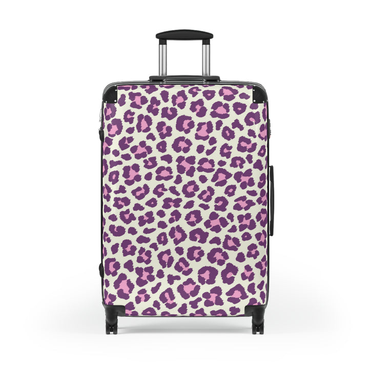 Pink Leopard Suitcase