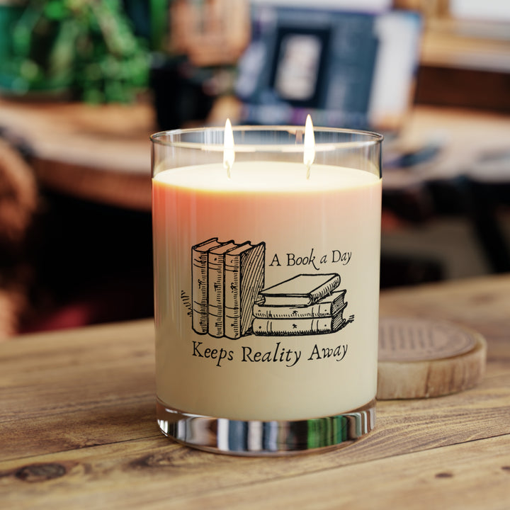 A Book a Day, Scented Candle - Full Glass, 11oz