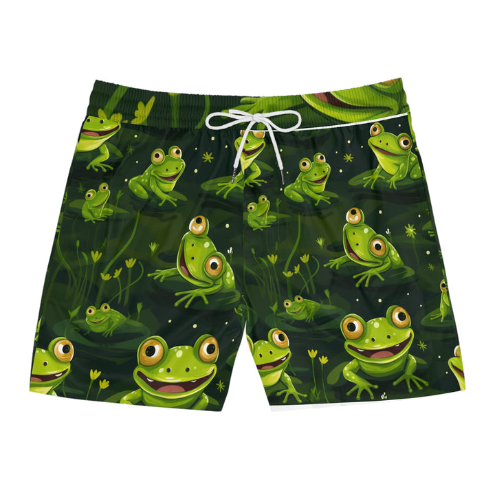 Frog Fun Men's Mid-Length Swim Shorts