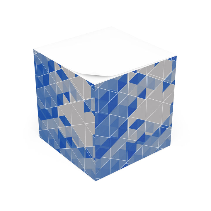 Geometric Blues Note Cube