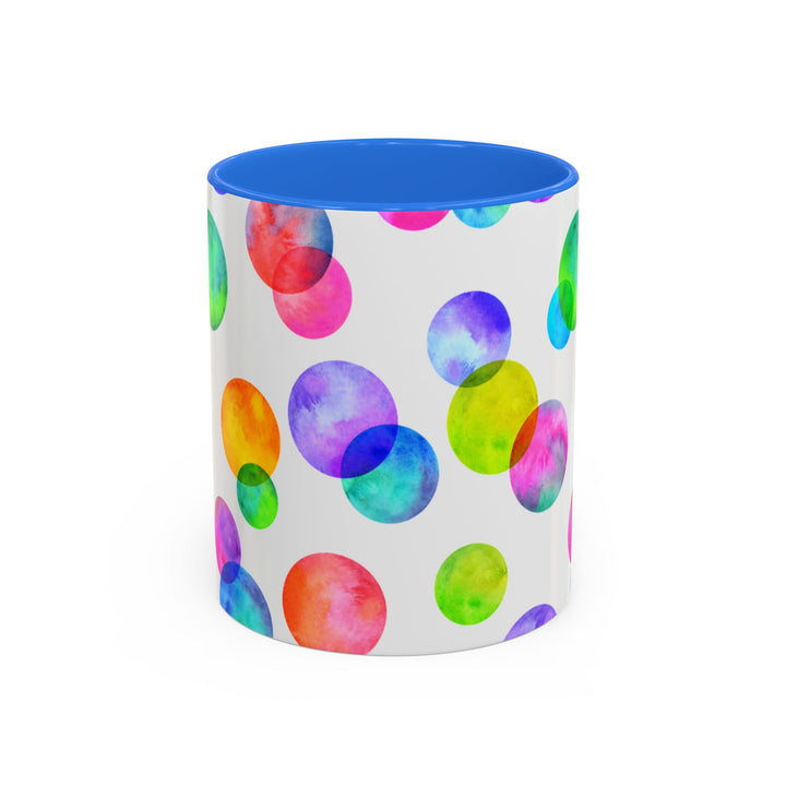 Polka Dot Colorful Mugs, 11oz