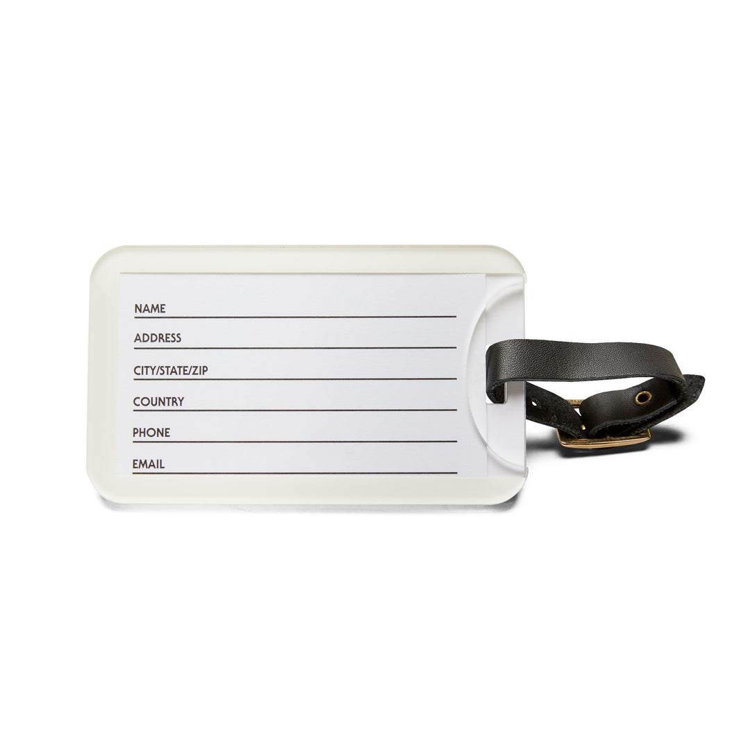 Striped Luggage Tag