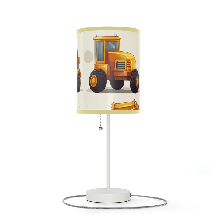 Construction Vehicle Lamp on a Stand