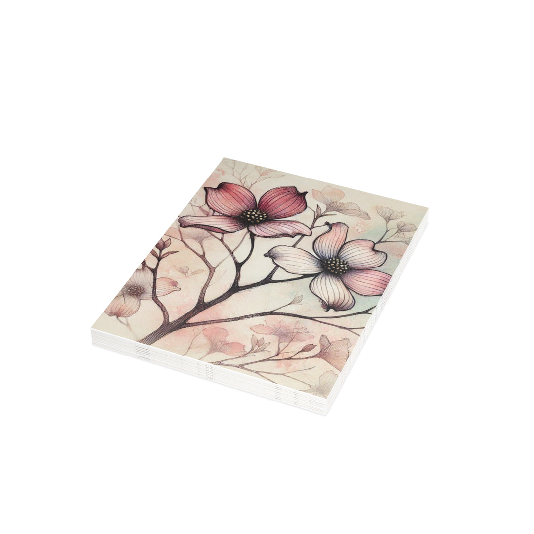 Beautiful Dogwood Branch Postcard Bundles (envelopes included)