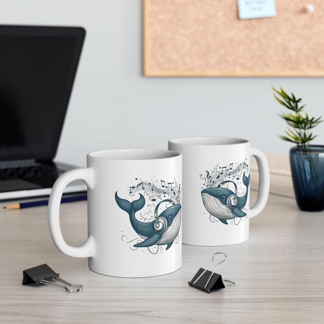 Whale Song, Ceramic Mug 11oz