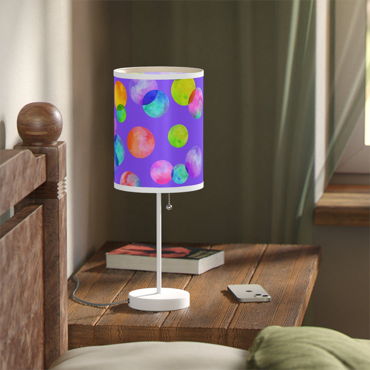 Polka Dot Lamp on a Stand