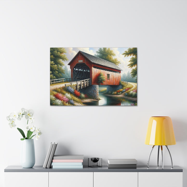 Country Bridge Canvas Gallery Wraps