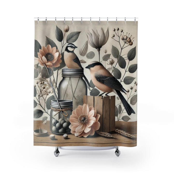 Modern  Vintage Shower Curtains