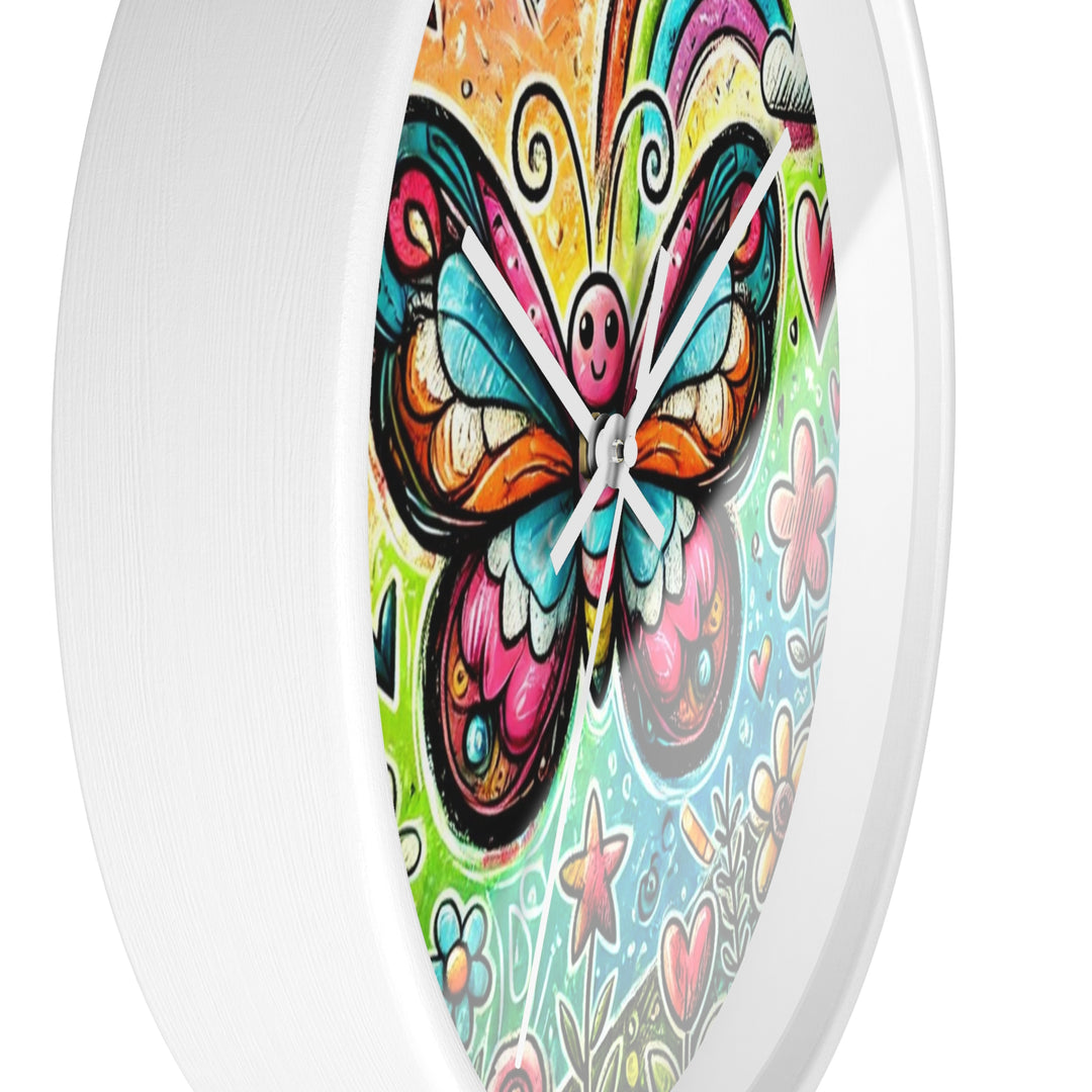 Butterfly Beauty Wall Clock